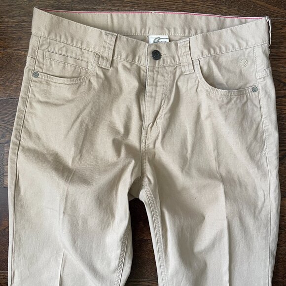 MEC Mountain Equipment Coop Woman's Tan Casual Flared Pants-Sz. 10 - Picture 2 of 12